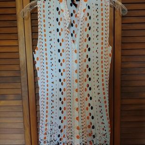 Essentials by Milan sheer blouse